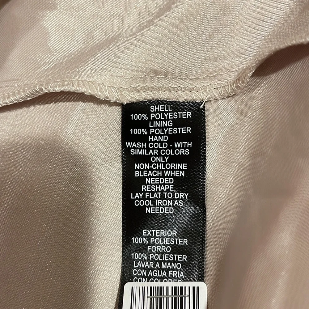 NWOT JESSICA HOWARD CHAMPAGNE FORMAL DRESS,  SIZE 8 - Picture 9 of 9